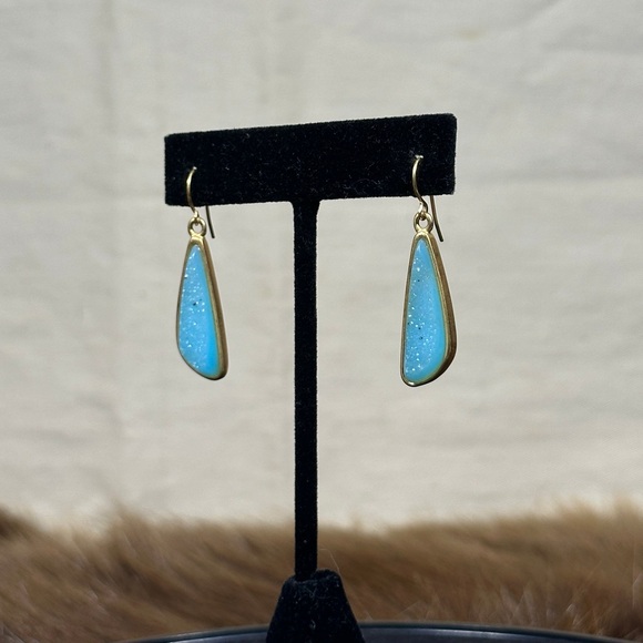 Aqua Drop Earrings - Picture 3 of 3